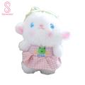 Sheep Plush Toy Adorable Sheep Plush Keychain Cute Lamb Stuffed Animal Doll for Backpack Decoration Birthday Gift Diy Bead Chain Pendant Buyers' Favorite Lamb Plush Toy. 