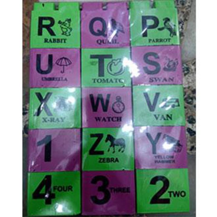 Educational ABC and Counting Blocks For Kids Learning and Education Early Development Toy Set