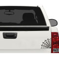 Spider web corner vinyl decal outline cobweb Sticker Car Window Wall Bumper Laptop halloween sticker. 