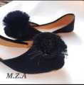Black Velvet Khussa for Women and Girls – Handmade, Comfortable, Ethnic, Stylish Design. 