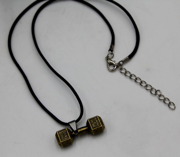 Dumbbell Pendant | Gym Locket Hand Dumbbell Locket of Premium Quality for Men and Boys