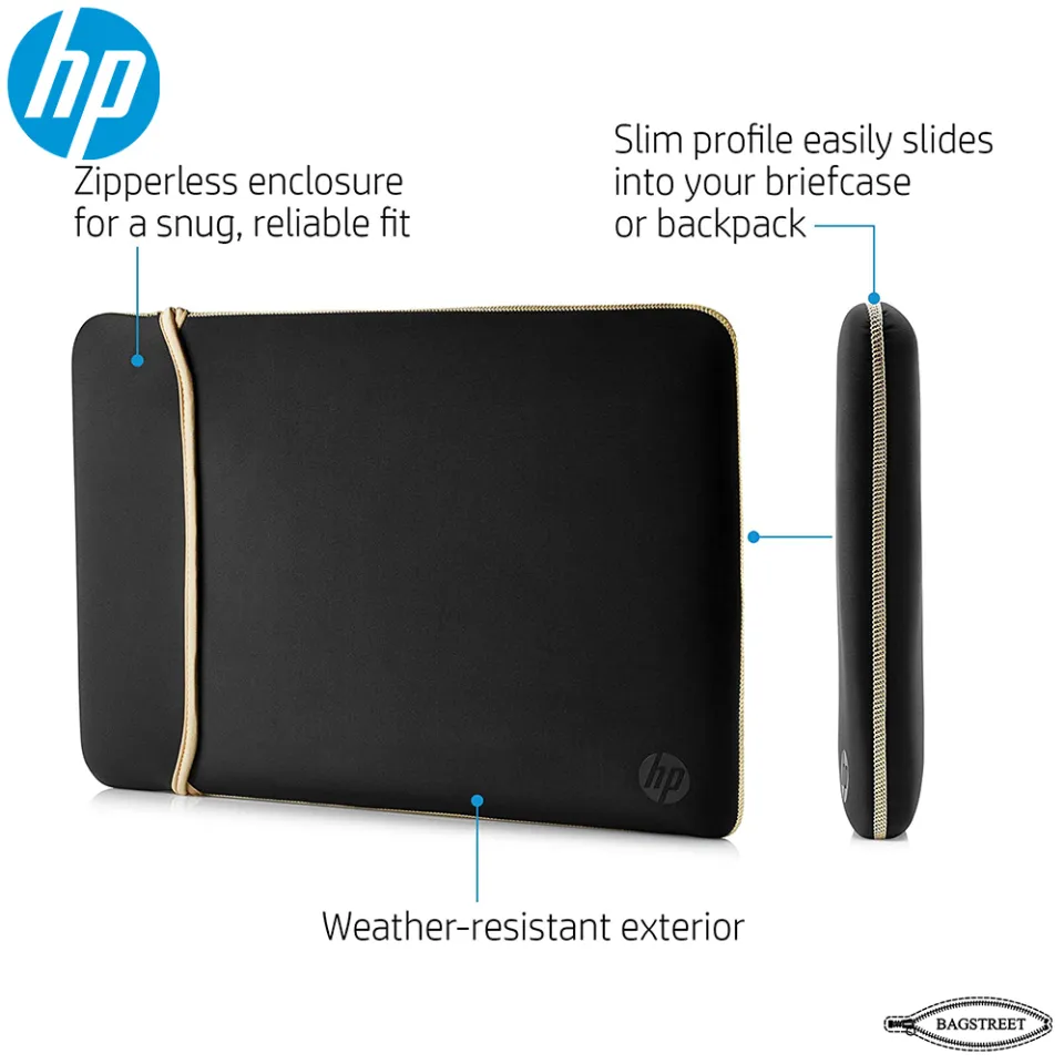 HP 15.6 Inch Reversible Neoprene Sleeve for Laptop Chromebook Mac Multicolor Daraz.pk