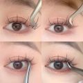 1Box Exquisite Individual Lashes Little Devil False Eyelashes Manga Natural Single Cluster Segmented Korean Makeup False Eyelash Extension Tool. 
