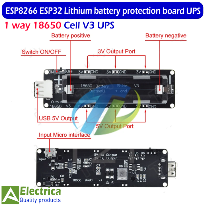 ESP32%20ESP32S%2018650%20battery%20charge%20v3%205V%20UPS%2018650%20Battery%20for%20Arduino%20Wemos%20Raspberry%20Pi%20NodeMcu%20Battery%20Charge%20Board%20by%20Electrica%20-%20Image%203