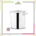Flour Stock Pot Stainless Steel Ring Included. 