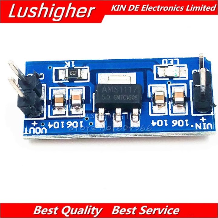 10pcs 5V To 3.3V For DC-DC Step-Down Supply Buck Module AMS1117 5V LDO ...