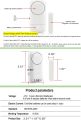 Door Window Alarm 1pack 120DB Burglar Alert Sensor  Wireless Alarms Loud Door Alarms for Kids Safety, DIY for Home Security, Office Protection​. 