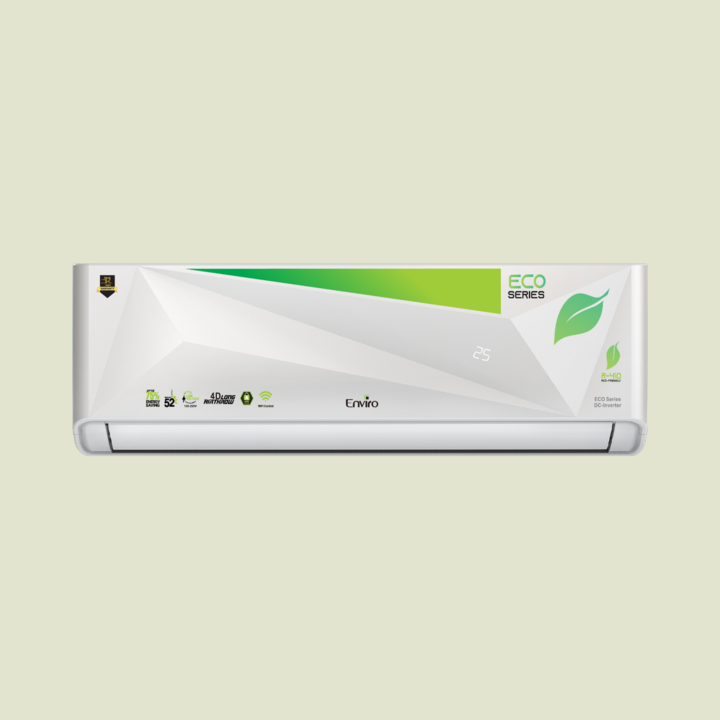 Enviro%20DC%20Inverter%20AC%201.0%20Ton%20T3%20Compressor%20%7C%20R410%20Gas%20-%20Energy%20Efficient%2075%25%20Saving%20%7C%20WiFi%20Smart%20AC%20Pakistan%20%7C%20Heat%20&%20Cool%20%7C%20Ampere%20Lock%20%7C%20Self%20Cleaning%20%7C%20Free%20Installation%20%7C%20%2015%20Years%20Warranty%20(EAC-12%20ECO)%20-%20Image%202