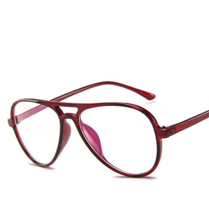 Fashion Personality PC Oval Optical Glasses For Women Men Retro Clear Mirror Eyeglasses Computer Transparent Frame