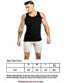Pack Of 1- Banyan / Vest Black Cotton SANDO Sleeveless For Men. 