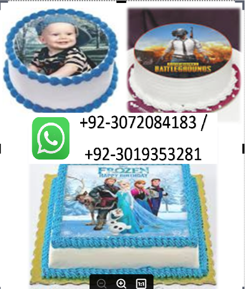 Edible Picture Cakes maker Customized make order send your picture with best result