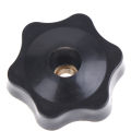 5pcs M4/5/6/8/10 Plum Hand Tighten Nuts Handle Thread Mechanical Black Thumb Nut Encounter. 