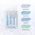【Poggioio】 4pcs Cute Glitter Marker Pens Highlighters Spot Liner Sketch Graffiti Marker Fluorescent Pastel Drawing Painting Art Markers. 
