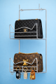 Elite Wall-Mounted Luxury Bag & Key Holder Organizer. 