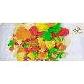 Best Mix Fryums Ready-to-Fry Papad Snacks Small Racket Shape/Triangle /Heart/Circle  Colorful Snacks 500 grams Colorful Party Snacks. 