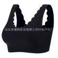 Seamless underwear, one-piece dispensing women's bra, wavy edge sports vest, OEM, big , small beautiful back. 