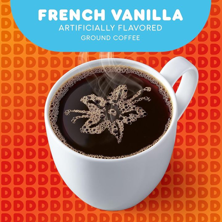 Dunkin%20French%20Vanilla%20Artificially%20Flavored%20Coffee,%20Ground%20Coffee,%20340G%20-%20Image%203