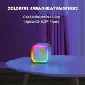 K12 High Quality Audio Karaoke Speakers Portable Mini Party Speakers Karaoke with Dual Wireless Mic AUX TF USB Port - K12 Colorful Wireless Karaoke Mini Bluetooth Speaker with One Wireless Microphone - Mini Karaoke Speaker with Wireless Microphone. 