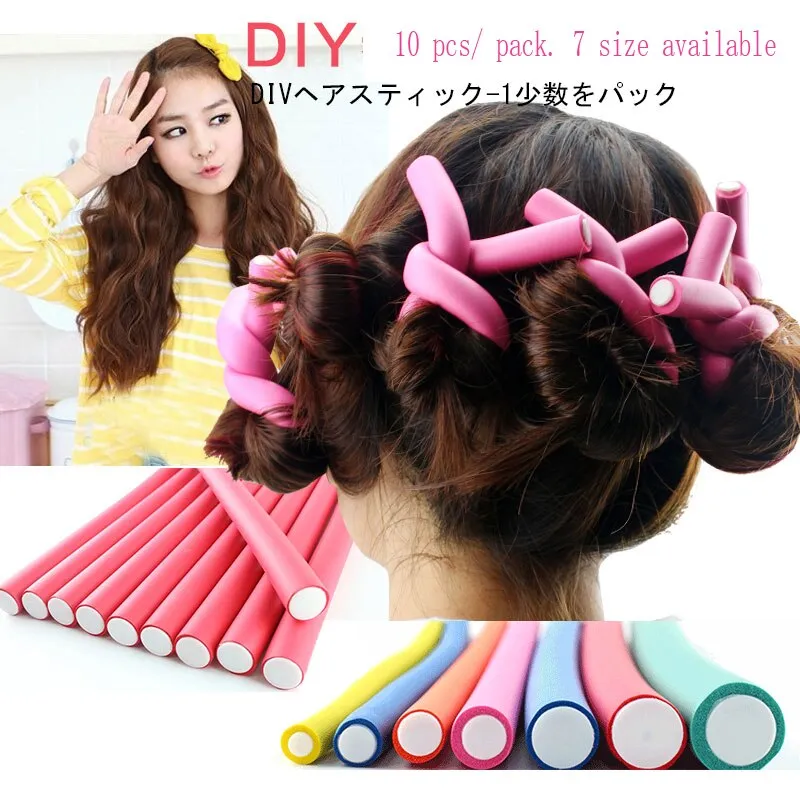 Benders Bendy Twist Hair Makeup Roller 10 pcs Daraz.pk