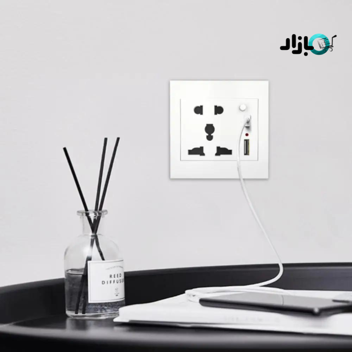 Multi Socket Switch With Dual Usb Port Wall Power Socket High Voltage