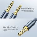 Essager Aux Cable Speaker Wire 3.5mm Jack Audio Cable For Car Headphone Adapter Jack 3.5 mm Speaker Cable For Microphone MP3 MP4. 