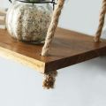 Wall Wood Floating Shelf Rustic Hanging Swing Rope Shelves Set of 3 Wall shelves Wall shelves Storage shelves Bookshelves Wall mounted shelves Hanging shelves. 