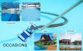 Pool Vacuum Head with Wheels, 14" Heavy Duty Head, Flexible Swimming Pool Vacuum Head. 