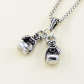 Fashion Men Boxing Glove Pendant Chain Necklace Fitness Sports Jewelry Gift. 