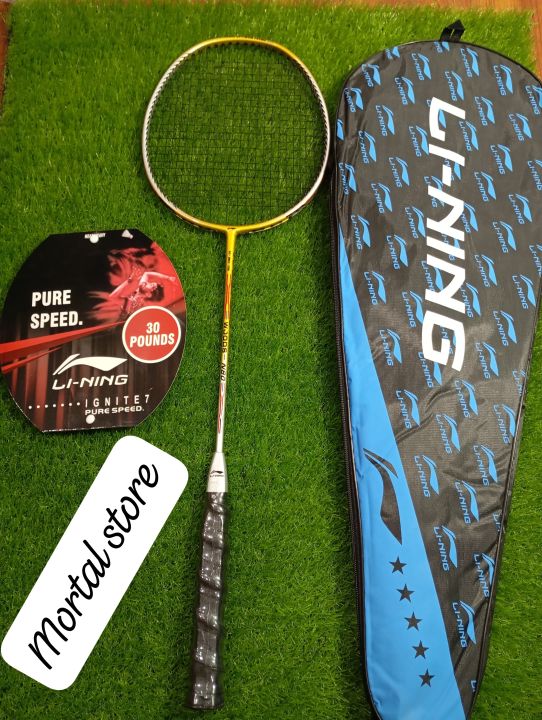 Lining Single Racket NO.1 LINING SINGLE RACKET TOP QUALITY 30 POND LBS WITHOUT JOINT NO 1 ...