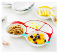 Cartoon Tableware for Children Anti-shock Plates Dinnerware Kids Dishes and Plates Children Dinner Divider  Plates. 