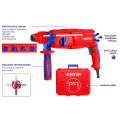 EMTOP Industrial 800W SDS Plus Chuck Electric Rotary hammer Drill Machine With 3 Drills and 2 Chisels.. 