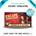 ESCAPE SIMULATOR Game for PC - with complete Installation Guide - GoogleDrive/MediaFire Download - QR Codes + 1 Extra free Game - PC Games. 
