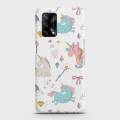 Oppo F19 Cover - SkinLee HQ Hard Case - Neon Rainbow Unicorn - SKINLEE-475-1-846-647. 