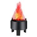 LED Fire Flame Effect Light Artificial Electric Flicker Lamp,US Plug. 