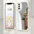 AMORVOR for Samsung S20 Back Cover Soft Silicone Slim Mirror Solid Color Back Shockproof Protective Phone Case. 