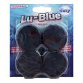 Pack of 4 - LU BLUE - Auto Toilet Bowl Cleaning Blocks (Toilet Cleaning Block). 