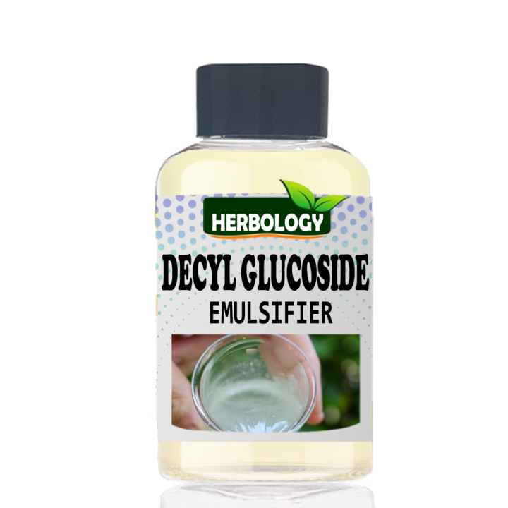 Herbology Decyl Glucoside For Soap Making, Shampoo Making, DIY Cosmetics For Skin, Hair & Personal Care Products