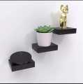 Small floating wall shelves Wall Mount Shelves Book Shelf Decorative Shelves Storage Display Rack Storage shelves Wall hanging shelf Wall decoration shelf set of 3. 
