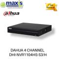 DAHUA 4 Channel NVR DHI-NVR1104HS-S3/H. 