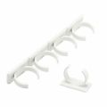 4 Wall Mount Home Kitchen Storage Rack Ingredient Spice Plastic Clip Rack Organizer Accessories Jars Spice Holder Tools. 