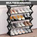 Multipurpose 4,5 and 6 Layer Plastic Shoe Rack for Home and Office Durable Non Breakable Shoe Organizer. 