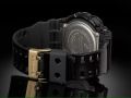 Casio G Shock Gold Color Dial Analog-Digital Led Light World Time Multi-Function Black Resin Band Watch-GA-140GB-1A1DR. 