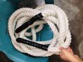 Premium White Cotton Battle Rope 1.5" Thick 38mm for Tug of War or Gym Battle Rop White Cotton Rope - Durable Hard Rope for Fitness Training in different sizes 10ft/20ft/30ft/40ft/50ft Manila Hemp Rope Jute Rope Battle Rope. 