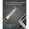 DALING DL-1320 Cordless Beard Trimmer And Hair Clipper With LCD Display For Men. 