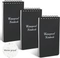 Lined Pages Pocket Notebook Rugged Small Size Waterproof Spiral Notebook Spiral Bound Top Spiral Mini Notepad for Outdoor Home. 