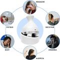 Rechargeable Electric head massager, 4 Kneading muscle heads portable handheld body massager, 76 message spots 4 modes head meridians stress relief vibration electric scalp massager Type-C USB charging massage easily carrying for indoor outdoor home. 
