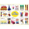 Pack of 17 Birthday Decoration Items Deal - 04 Complete Birthday Decoration Items. 