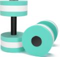 Aquatic Dumbbells, 2PCS Water Aerobic Exercise Foam Dumbbell Pool Resistance, Detachable Water Aqua Fitness Barbells Hand Bar Exercises Equipment for Weight Loss. 
