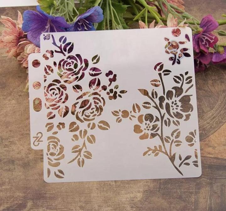 3pcs%20Different%20Designs%20Reusable%20Flower%20&%20leaves%20DIY%20Painting%20Emboss%20Art%20Craft%20Scrap%20booking%20Cards%20Album%20Stencil%20For%20Wall%20Decor%20size%2025x20cm%20-%20Image%203