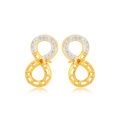 Xuping Jewelry Metal Alloy 8 Character Stud Earrings Europe and America Amazon Cross-border Fashion Earrings Earrings Jewelry Wholesale. 